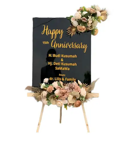 Papan Bunga Akrilik Sengi